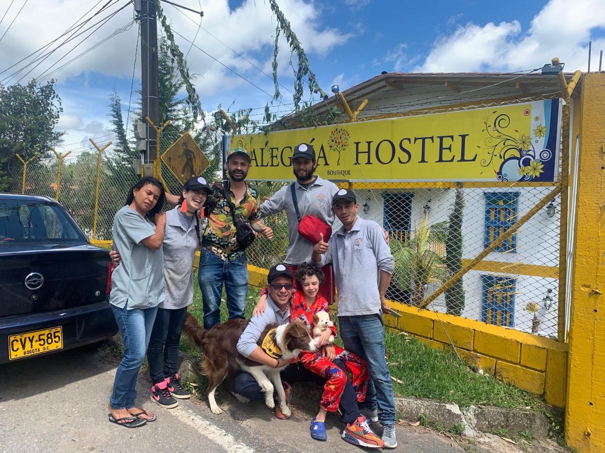 Alegria Hostel Boutique Guatape Bagian luar foto